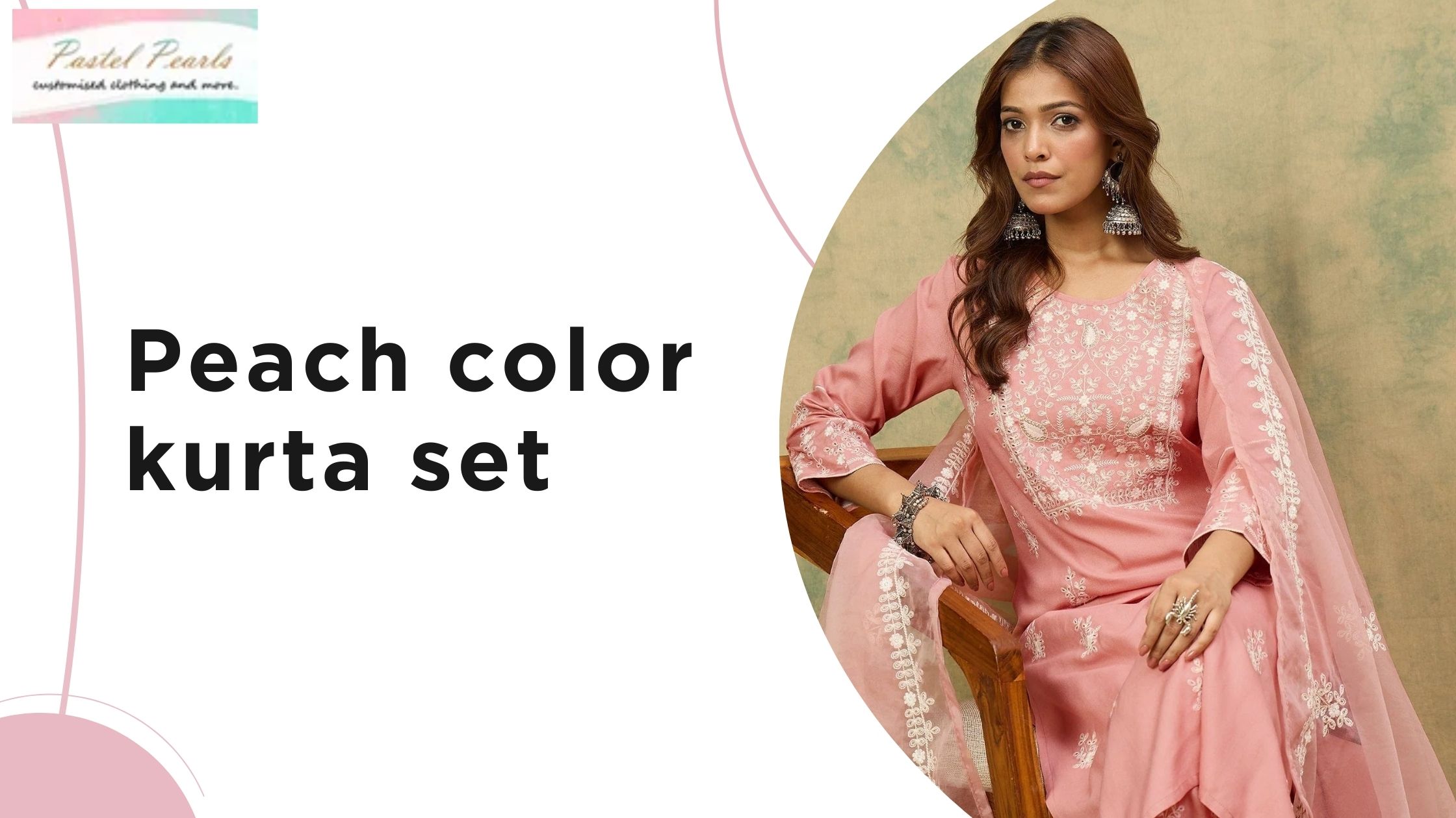 Peach Color Kurta Set: The Soothing Trend of the Season