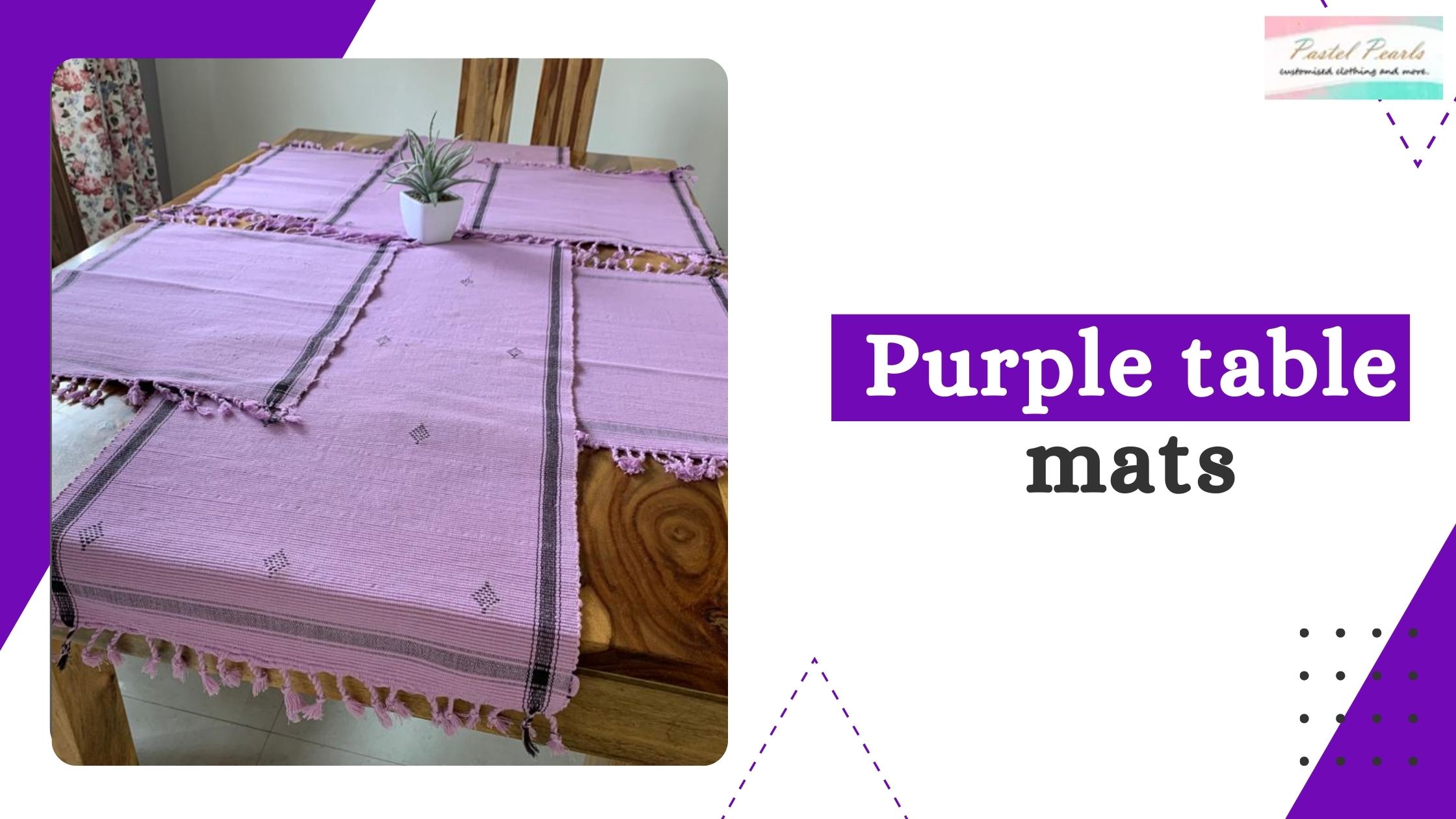 How Purple Table Mats Can Instantly Enhance Your Dining Décor