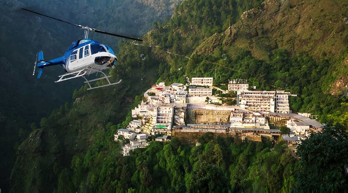 How Does the Helicopter Service Work at Vaishno Devi Temple?